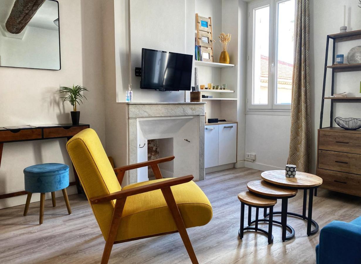 Escapade A Sanary, Au Coeur Du Village, 200M Du Port,Clim,Wifi,Parking エクステリア 写真